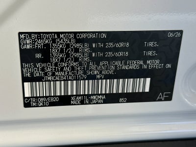 2026 Toyota bZ XLE Plus