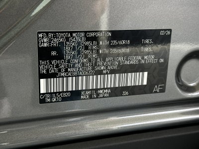 2026 Toyota bZ XLE Plus