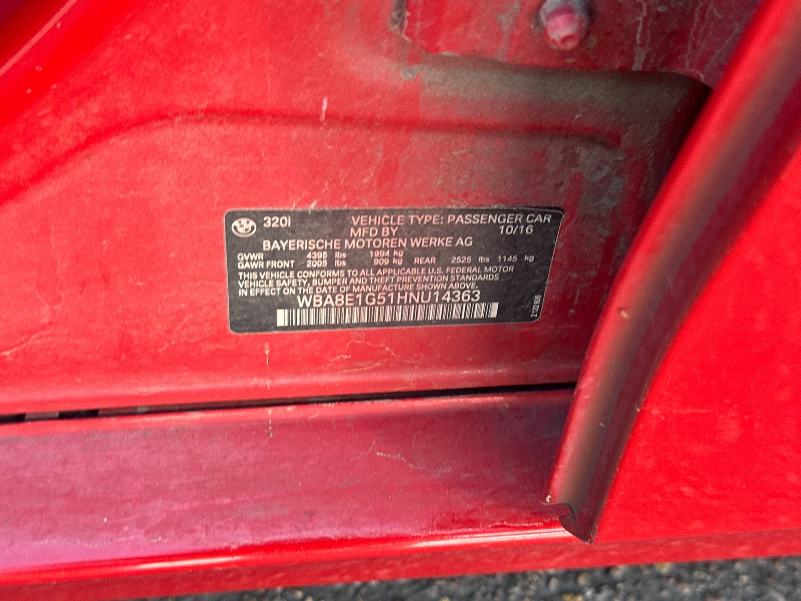 2017 BMW 3 Series 320i