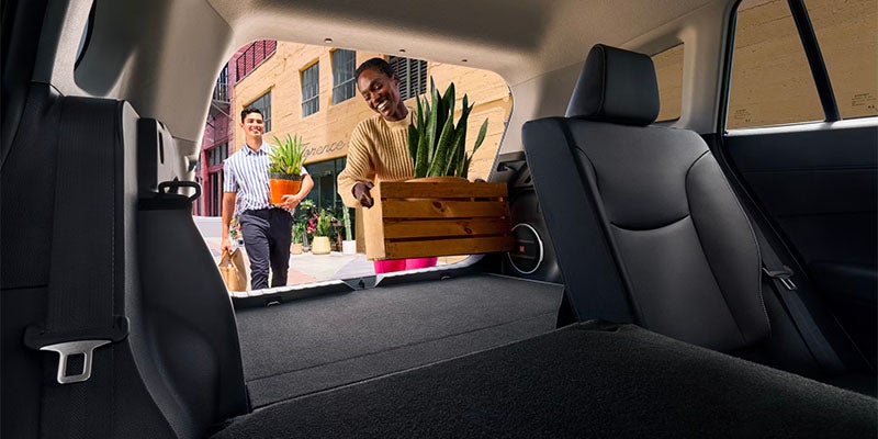 2025 Corolla Cross Interior Rear