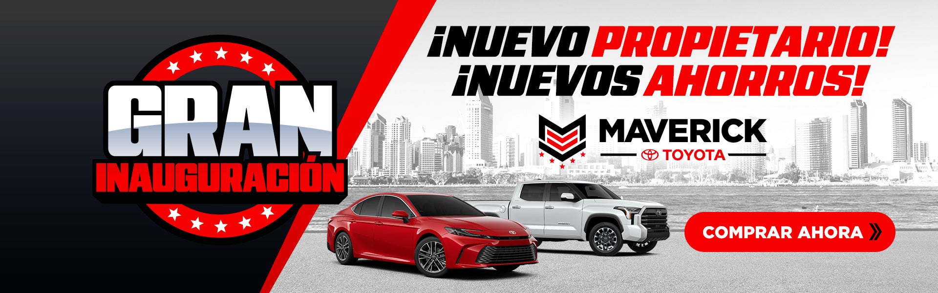 New Ownership! New Savings!